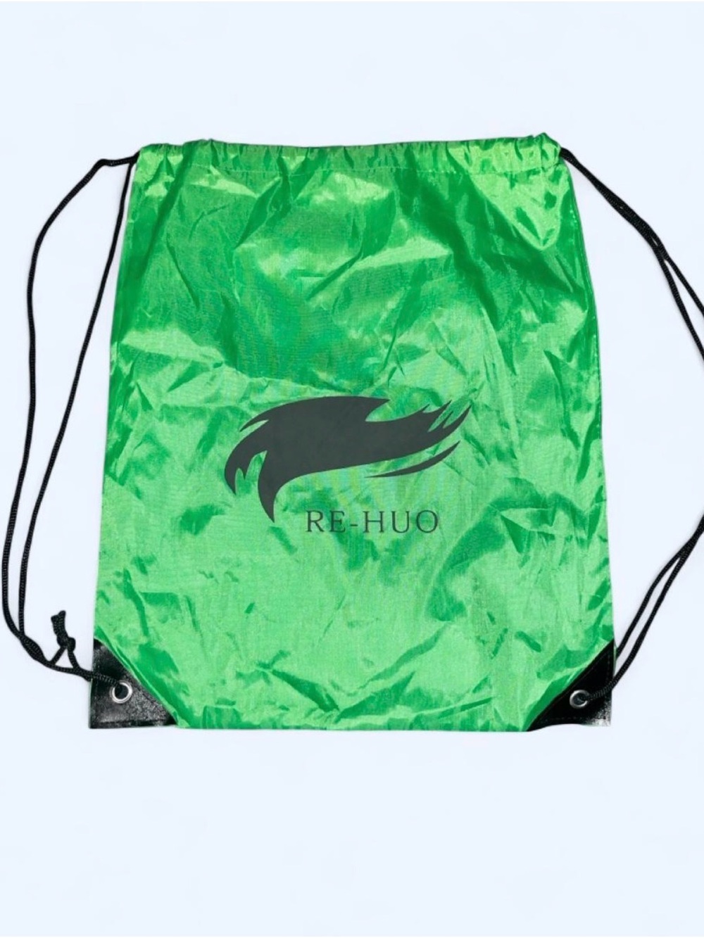 Green Drawstring Gym Bag